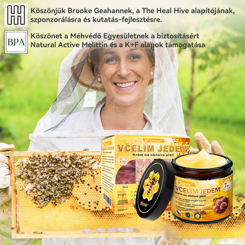 🐝 Sinvie® Krém na obnovu pleti s včelím jedem 👨⚕ Doporučeno dermatology ✅CE schváleno - 50ml