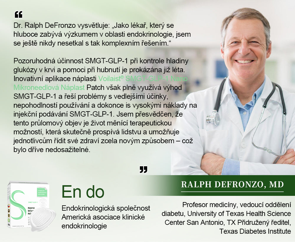 CZ🥑🥑Voilaist® SMGT-GLP-1 Nano Microneedlová Náplast ⏰ (Bezbolestná, dlouhotrvající, zaměřená na řešení cukrovky, obezity a kardiovaskulárních onemocnění)