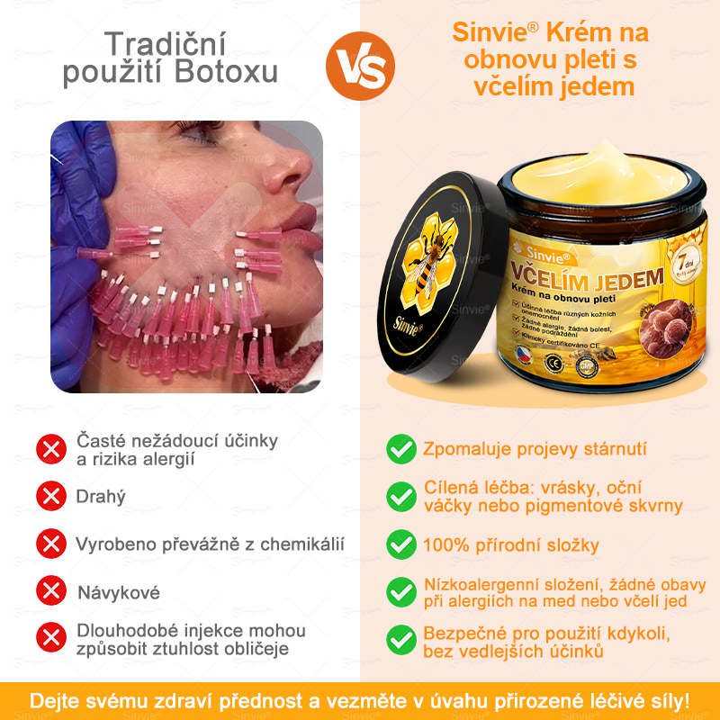 Sinvie® Krém na obnovu pleti s včelím jedem|Doporučeno dermatologem|50ml