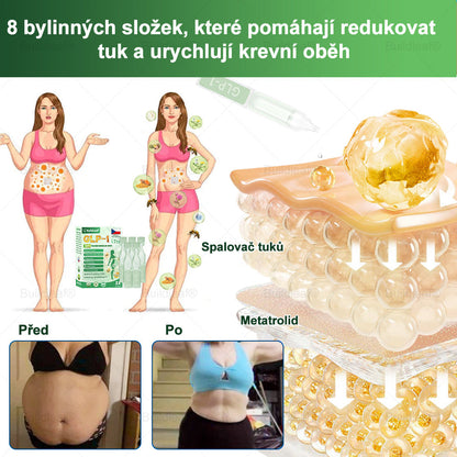 BuildLeaf® GLP-1 6-v-1 Health Solution Perorální tekutina (🧬Pouze jednou denně, viditelné změny za 7 dní) ✅ Pro obezitu, kardiovaskulární onemocnění, cukrovku, spánkovou apnoe, zdraví střev, problémy s klouby a další