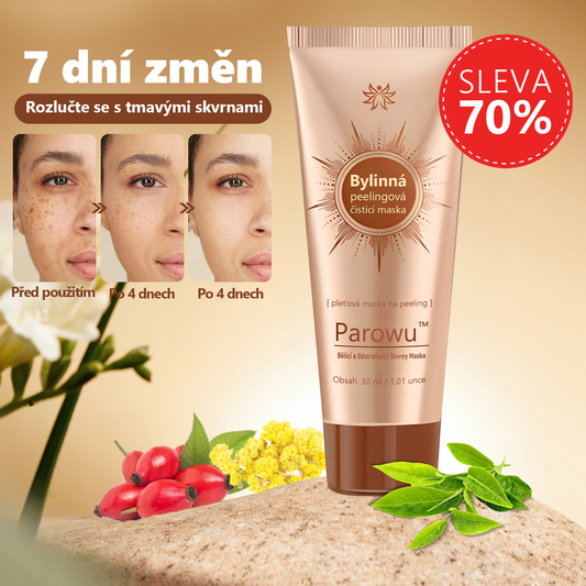Parowu™ Bělící a Odstraňující Skvrny Maska -✨ Přírodní složky trvale odstraňují pigmentové skvrny, stařecké skvrny, pihy a sluneční skvrny.