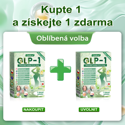 BuildLeaf® GLP-1 8-v-1 Fit & Vital Řešení (Jednou denně, viditelné změny za 7 dní) - Obezita, kardiovaskulární zdraví, cukrovka, spánková apnoe, zdraví střev, problémy se klouby a další.