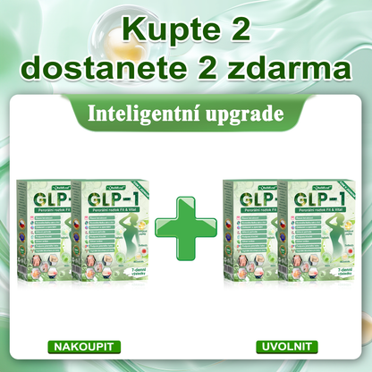 BuildLeaf® GLP-1 8-v-1 Fit & Vital Řešení (Jednou denně, viditelné změny za 7 dní) - Obezita, kardiovaskulární zdraví, cukrovka, spánková apnoe, zdraví střev, problémy se klouby a další.